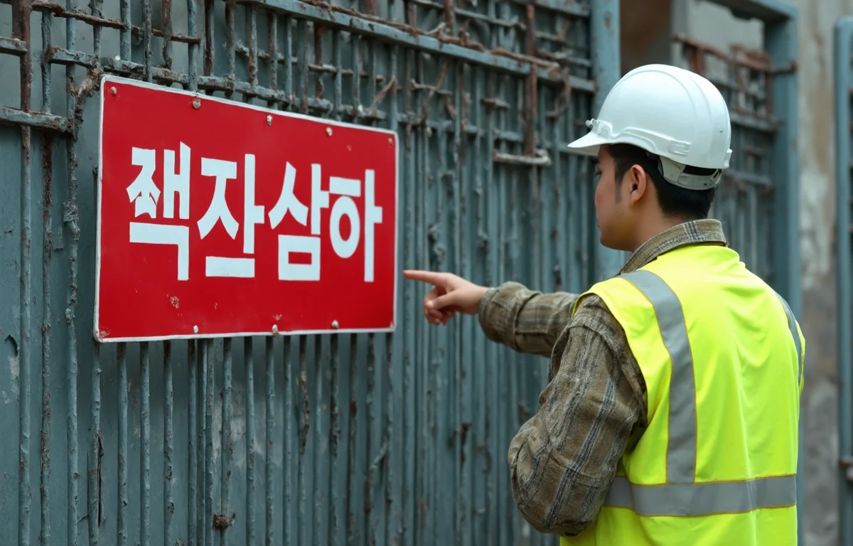 현장에서 실제 사용되는 유치권 현수막 및 그 역할 분석